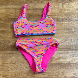 Maaji reversible geometric print bikini